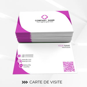 Cartes de visite RECTO