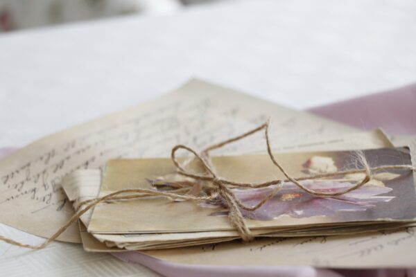 lettre style vintage